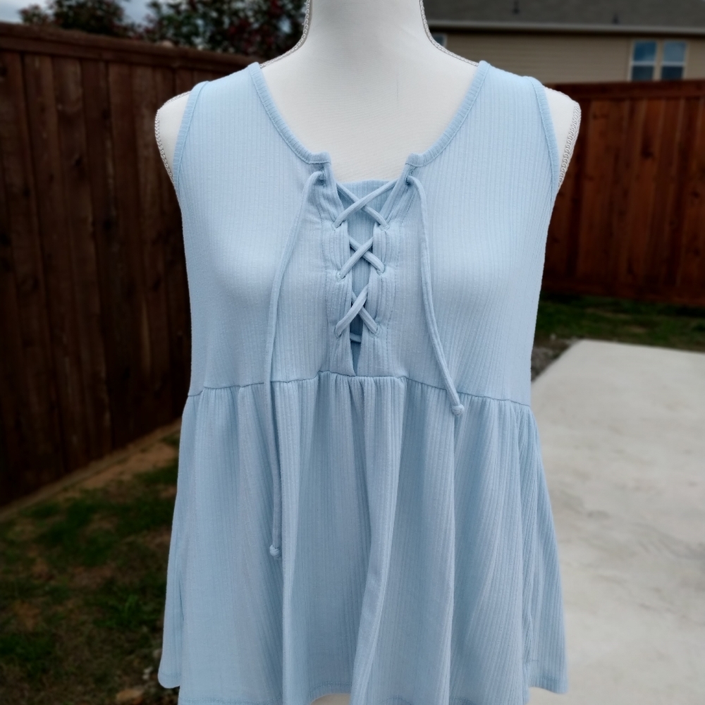 Baby blue 💙 blouse